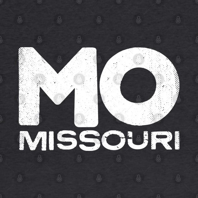 MO Missouri State Vintage Typography by Commykaze